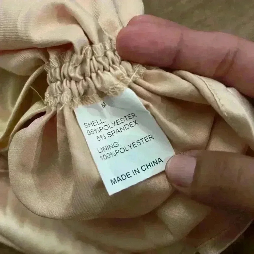 NWT LEAU Cabo Dress Champagne Medium - Picture 4 of 5